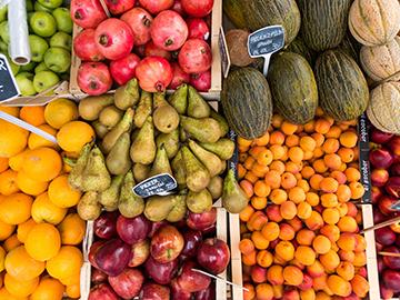 fruit at the grocery store